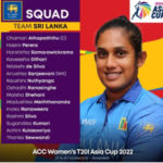 Sri Lanka announce squad for Women’s T20I Asia Cup