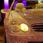 gold car