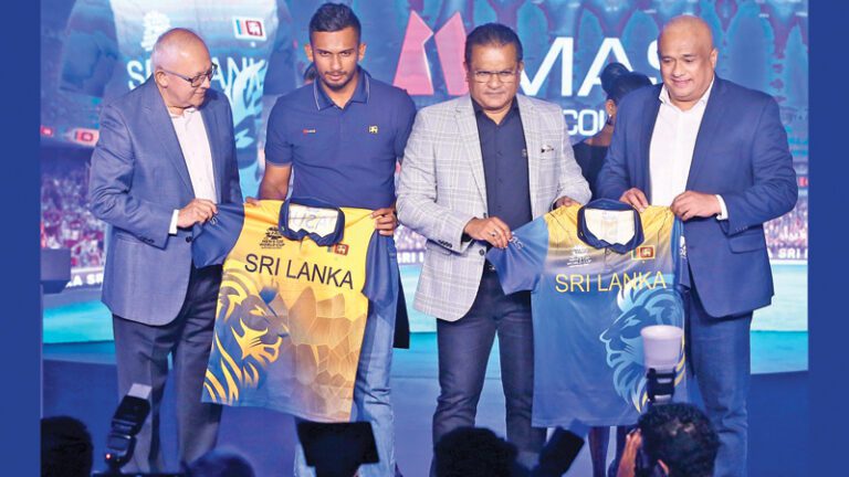 Sri Lanka team’s T20 World Cup Jersey unveiled-by Dhammika Ratnaweera