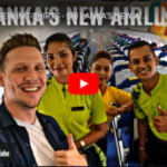 CABIN CREW IN T-SHIRTS - SRI LANKA'S NEW AIRLINE!