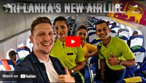 CABIN CREW IN T-SHIRTS - SRI LANKA'S NEW AIRLINE!