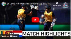 Sri Lanka clip the wings of flying Dutchmen to enter Super 12’s. – BY TREVINE RODRIGO IN MELBOURNE (eLanka Sports Editor)