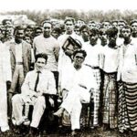 Bracegirdle beside Colvin R. de Silva and other