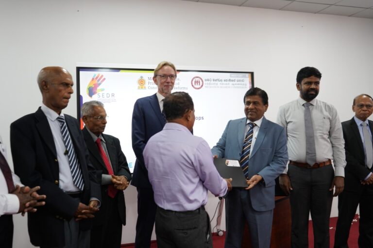 European Union funded project hands over 70 laptops to Development Officers (Mediation) across the country