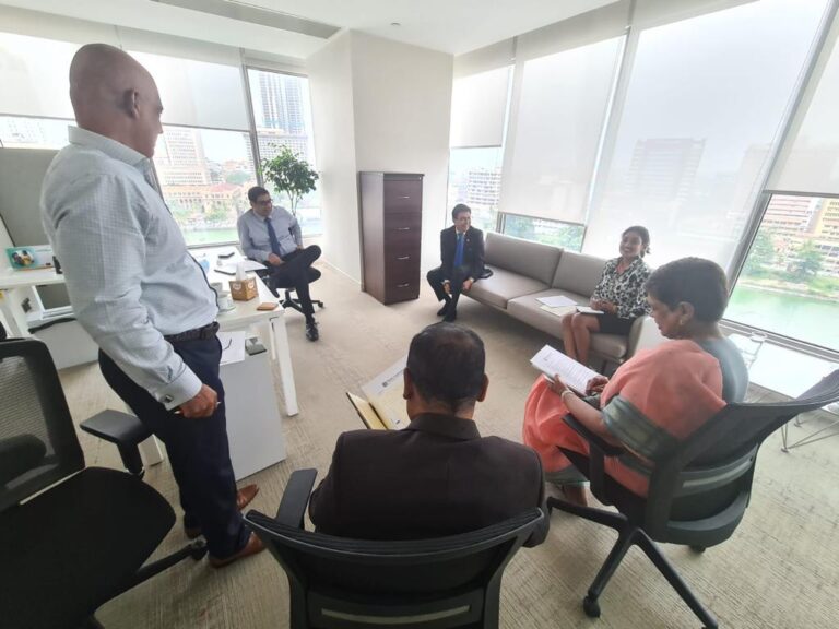 Future Port City Colombo work planning session for the Badoer Investment Ltd