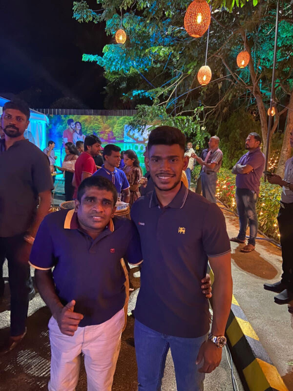 Gayan senanayake With Pathum Nissanka - elanka
