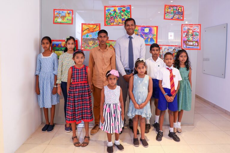 Eric Rajapakse Opticians encourages artistic talents of youngsters on World Children’s Day
