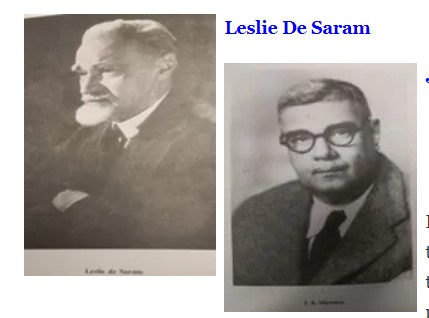 Leslie de Saram and Aubrey Martensz: Straddling Ceylon & the British Empir-by Michael Roberts