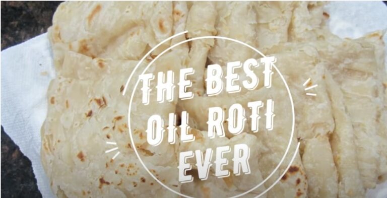 The Best Step-by-Step Guyanese Oil Roti Recipe || Paratha Roti- Episode 62