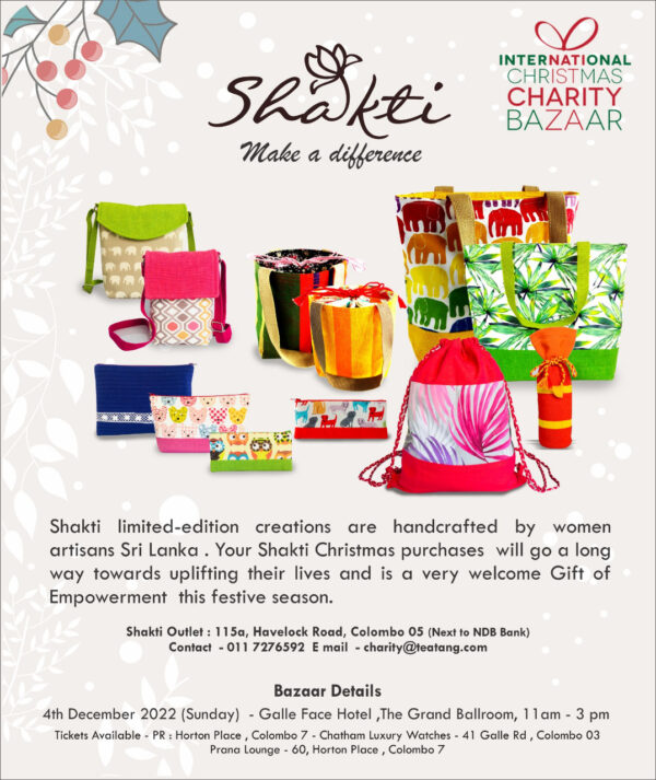 Shakti - International Christmas Charity Bazzar (Sri Lanka - Colombo Event) - 4th December 2022