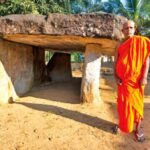 The dolmen at Padavigampola and Ven. Alapitiye Pannasara Thera