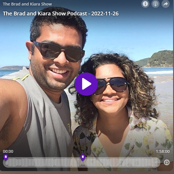 The Brad and Kiara Show Podcast – 2022-11-26