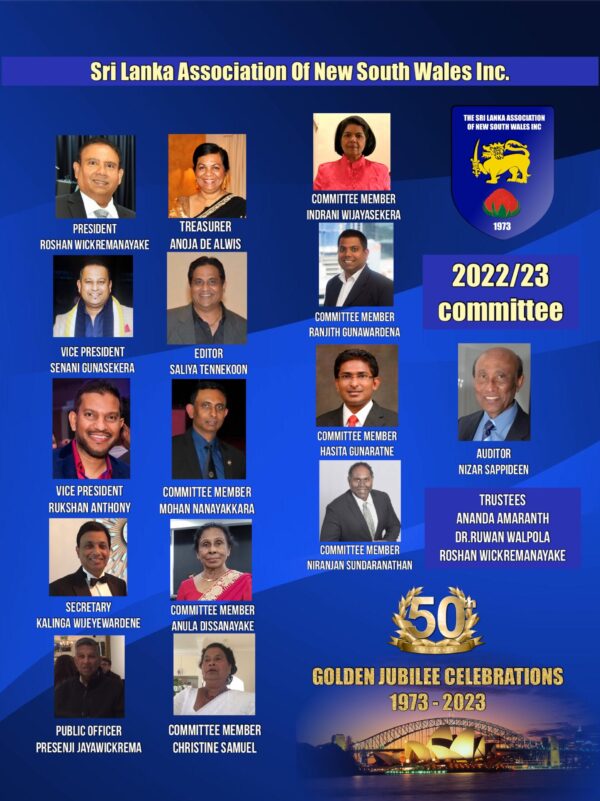 202223 Committee – The Sri Lanka Association of NSW Inc