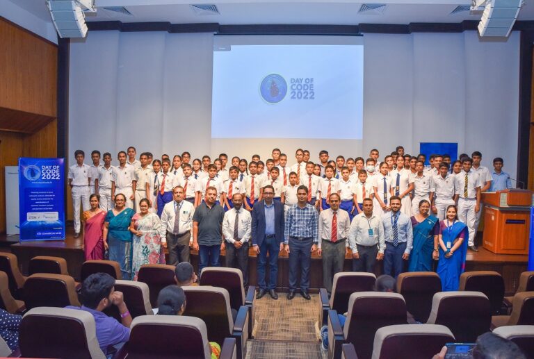 STEMUP Educational Foundation organized ‘Day of Code Sri Lanka 2022’ in partnership with Commercial Bank and SLT-MOBITEL
