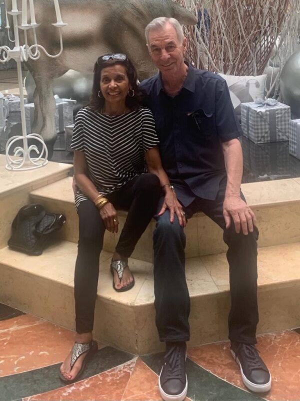 Visiting Sri Lanka for Christmas '22 Iswari and Rene Camou of Glendora, Ca.