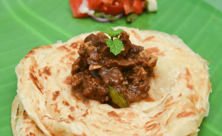 Sri Lankan paratha With Chicken curry – By Nadeeka – eLanka