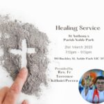 Healing, Service - 21st March 2023 - 7:15pm - 9:15pm