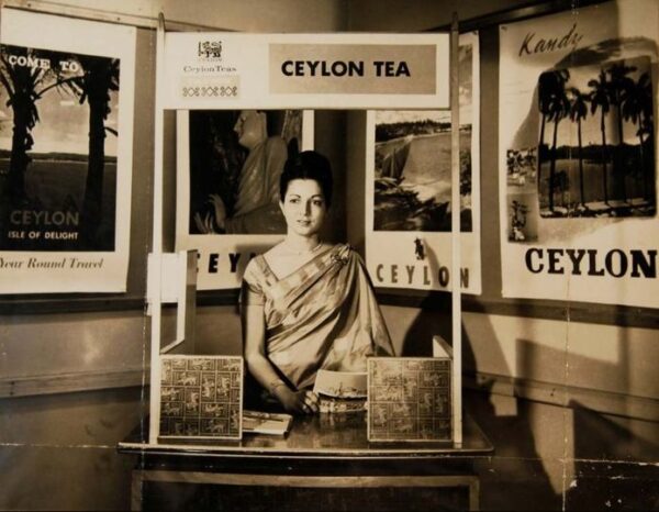 Irangani Gunatillake-chief Receptionist at Ceylon Tea Centre, PIccadily Centre, London, in 1966-1969