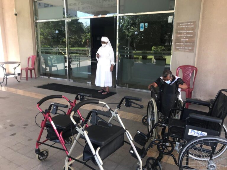 Photos of Wheelchairs sent to Sri Lanka from Well Wishes from Brisbane.  Co-ordinated by Jeremy Prichard