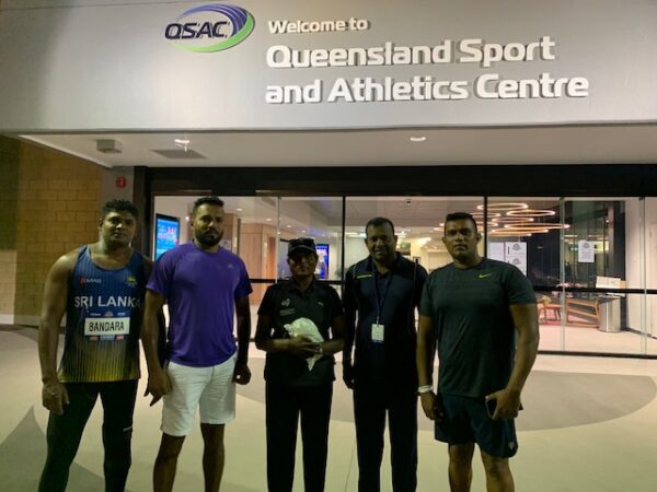 Sri Lanka Para Athletics Team – Thanks to the Sri Lankan community in Brisbane