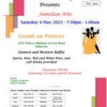 foly Family Convent Dehiwakt Past Pupils' Association Aust Inc of Presents: - Familian Nite - Saturday 6 May 2023 - 7:30pm 1.00am