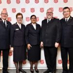 The Salvation Army team at the Launch-eLanka