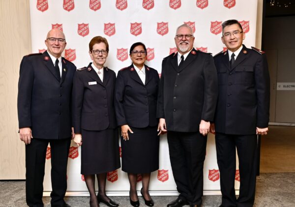 The Salvation Army team at the Launch-eLanka