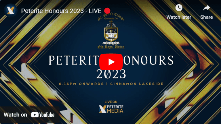 Peterite Honours 2023 – LIVE