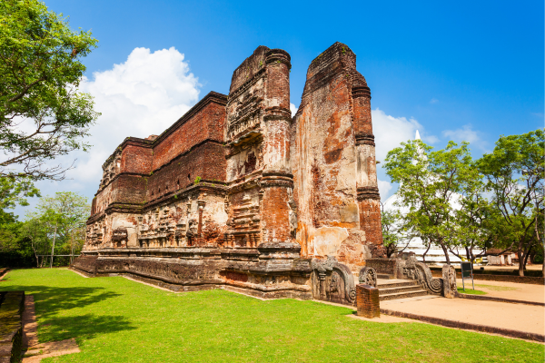 historic temple located in Polonnaruwa – Sri Lanka ” Lankatilaka Temple ” – By Malsha – eLanka