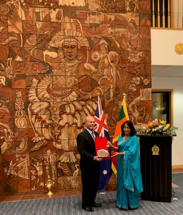 Photos of Anton Swan’s Farewell Hosted by Her Excellency Ms. Chitrangani Wagiswara, High Commissioner for Sri Lanka in Canberra