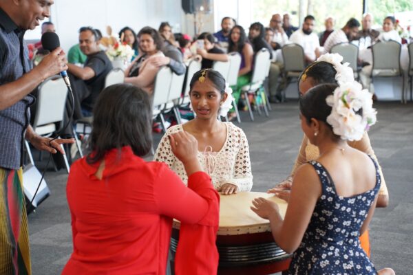 On 25 April, a beautiful sunny day, St Paul's Milagiriya (SPM) PPA NSW members, their families and friends gathered together at The Connection function centre in the City of Canada Bay to celebrate the Sinhala & Tamil New Year day, which this year, dawned on 14th April 2023. The function commenced with the past pupils of SPM singing the School song, lighting the traditional oil lamp and wishing the 150+ guests a "Suba Aluth Avurudu". An absolutely delicious buffet lunch including kavum, kokis, kiribath and lots of other traditional Sri Lankan food used to welcome the New Year in, was served. The sounds of the rabanas and the lovely up-country dances performed by Mr Susantha Gunawardena, Zonal Dancing Director, Department of Education, Sri Lanka and Ms Rachindra Gayanthi were reminiscent of New Year celebrations in Sri Lanka. The voice of the President of the Sri Lanka Cultural Centre, Ms Maduri Arampath who graced the occasion with her presence and a song, was breathtakingly beautiful. The various traditional rituals, the delectable spread of Sri Lankan food and the Avurudu games ensured that it was a truly fun event, enjoyed by all. The exquisite cultural dances performed by the beautiful young ladies .. Akeesha, Nethmi and Tiyara.. from The Sri Lankan Dance Academy of Sydney, choreographed by Ms Thilini Wanigathunga, were definitely a highlight of the afternoon. The national anthems of Australia and of Sri Lanka were sung and a two-minute silence was observed whilst Lalith Fernando and the Band, Fiesta, played 'The Last Post' to mark the revered occasion of ANZAC Day. Lalith and the Band, with their lively music, had the dance floor packed throughout the event. It is noted too, that Mr Farrag Rashid did an absolutely wonderful job of recording the proceedings of the day with his camera, and a few of the photographs of the event are shown below. We take this opportunity once again to say 'Thank You' to everyone who contributed to the success of our Avurudu celebrations and to wish you a very happy, healthy and prosperous New Year. SPM PPA NSW Committee - elanka