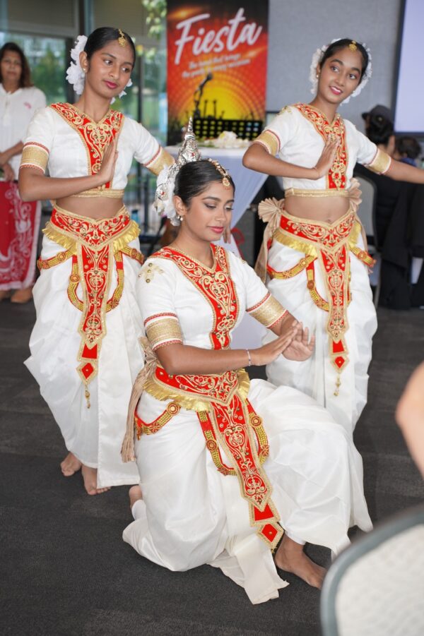 On 25 April, a beautiful sunny day, St Paul's Milagiriya (SPM) PPA NSW members, their families and friends gathered together at The Connection function centre in the City of Canada Bay to celebrate the Sinhala & Tamil New Year day, which this year, dawned on 14th April 2023. The function commenced with the past pupils of SPM singing the School song, lighting the traditional oil lamp and wishing the 150+ guests a "Suba Aluth Avurudu". An absolutely delicious buffet lunch including kavum, kokis, kiribath and lots of other traditional Sri Lankan food used to welcome the New Year in, was served. The sounds of the rabanas and the lovely up-country dances performed by Mr Susantha Gunawardena, Zonal Dancing Director, Department of Education, Sri Lanka and Ms Rachindra Gayanthi were reminiscent of New Year celebrations in Sri Lanka. The voice of the President of the Sri Lanka Cultural Centre, Ms Maduri Arampath who graced the occasion with her presence and a song, was breathtakingly beautiful. The various traditional rituals, the delectable spread of Sri Lankan food and the Avurudu games ensured that it was a truly fun event, enjoyed by all. The exquisite cultural dances performed by the beautiful young ladies .. Akeesha, Nethmi and Tiyara.. from The Sri Lankan Dance Academy of Sydney, choreographed by Ms Thilini Wanigathunga, were definitely a highlight of the afternoon. The national anthems of Australia and of Sri Lanka were sung and a two-minute silence was observed whilst Lalith Fernando and the Band, Fiesta, played 'The Last Post' to mark the revered occasion of ANZAC Day. Lalith and the Band, with their lively music, had the dance floor packed throughout the event. It is noted too, that Mr Farrag Rashid did an absolutely wonderful job of recording the proceedings of the day with his camera, and a few of the photographs of the event are shown below. We take this opportunity once again to say 'Thank You' to everyone who contributed to the success of our Avurudu celebrations and to wish you a very happy, healthy and prosperous New Year. SPM PPA NSW Committee - elanka
