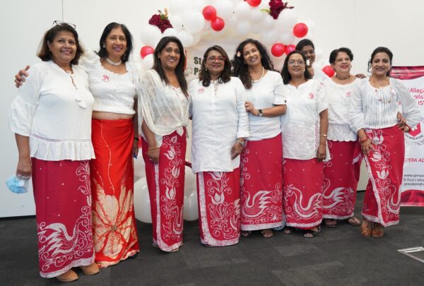 On 25 April, a beautiful sunny day, St Paul's Milagiriya (SPM) PPA NSW members, their families and friends gathered together at The Connection function centre in the City of Canada Bay to celebrate the Sinhala & Tamil New Year day, which this year, dawned on 14th April 2023. The function commenced with the past pupils of SPM singing the School song, lighting the traditional oil lamp and wishing the 150+ guests a "Suba Aluth Avurudu". An absolutely delicious buffet lunch including kavum, kokis, kiribath and lots of other traditional Sri Lankan food used to welcome the New Year in, was served. The sounds of the rabanas and the lovely up-country dances performed by Mr Susantha Gunawardena, Zonal Dancing Director, Department of Education, Sri Lanka and Ms Rachindra Gayanthi were reminiscent of New Year celebrations in Sri Lanka. The voice of the President of the Sri Lanka Cultural Centre, Ms Maduri Arampath who graced the occasion with her presence and a song, was breathtakingly beautiful. The various traditional rituals, the delectable spread of Sri Lankan food and the Avurudu games ensured that it was a truly fun event, enjoyed by all. The exquisite cultural dances performed by the beautiful young ladies .. Akeesha, Nethmi and Tiyara.. from The Sri Lankan Dance Academy of Sydney, choreographed by Ms Thilini Wanigathunga, were definitely a highlight of the afternoon. The national anthems of Australia and of Sri Lanka were sung and a two-minute silence was observed whilst Lalith Fernando and the Band, Fiesta, played 'The Last Post' to mark the revered occasion of ANZAC Day. Lalith and the Band, with their lively music, had the dance floor packed throughout the event. It is noted too, that Mr Farrag Rashid did an absolutely wonderful job of recording the proceedings of the day with his camera, and a few of the photographs of the event are shown below. We take this opportunity once again to say 'Thank You' to everyone who contributed to the success of our Avurudu celebrations and to wish you a very happy, healthy and prosperous New Year. SPM PPA NSW Committee - elanka