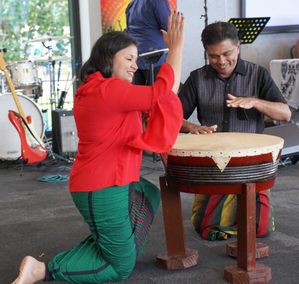 On 25 April, a beautiful sunny day, St Paul's Milagiriya (SPM) PPA NSW members, their families and friends gathered together at The Connection function centre in the City of Canada Bay to celebrate the Sinhala & Tamil New Year day, which this year, dawned on 14th April 2023. The function commenced with the past pupils of SPM singing the School song, lighting the traditional oil lamp and wishing the 150+ guests a "Suba Aluth Avurudu". An absolutely delicious buffet lunch including kavum, kokis, kiribath and lots of other traditional Sri Lankan food used to welcome the New Year in, was served. The sounds of the rabanas and the lovely up-country dances performed by Mr Susantha Gunawardena, Zonal Dancing Director, Department of Education, Sri Lanka and Ms Rachindra Gayanthi were reminiscent of New Year celebrations in Sri Lanka. The voice of the President of the Sri Lanka Cultural Centre, Ms Maduri Arampath who graced the occasion with her presence and a song, was breathtakingly beautiful. The various traditional rituals, the delectable spread of Sri Lankan food and the Avurudu games ensured that it was a truly fun event, enjoyed by all. The exquisite cultural dances performed by the beautiful young ladies .. Akeesha, Nethmi and Tiyara.. from The Sri Lankan Dance Academy of Sydney, choreographed by Ms Thilini Wanigathunga, were definitely a highlight of the afternoon. The national anthems of Australia and of Sri Lanka were sung and a two-minute silence was observed whilst Lalith Fernando and the Band, Fiesta, played 'The Last Post' to mark the revered occasion of ANZAC Day. Lalith and the Band, with their lively music, had the dance floor packed throughout the event. It is noted too, that Mr Farrag Rashid did an absolutely wonderful job of recording the proceedings of the day with his camera, and a few of the photographs of the event are shown below. We take this opportunity once again to say 'Thank You' to everyone who contributed to the success of our Avurudu celebrations and to wish you a very happy, healthy and prosperous New Year. SPM PPA NSW Committee - elanka