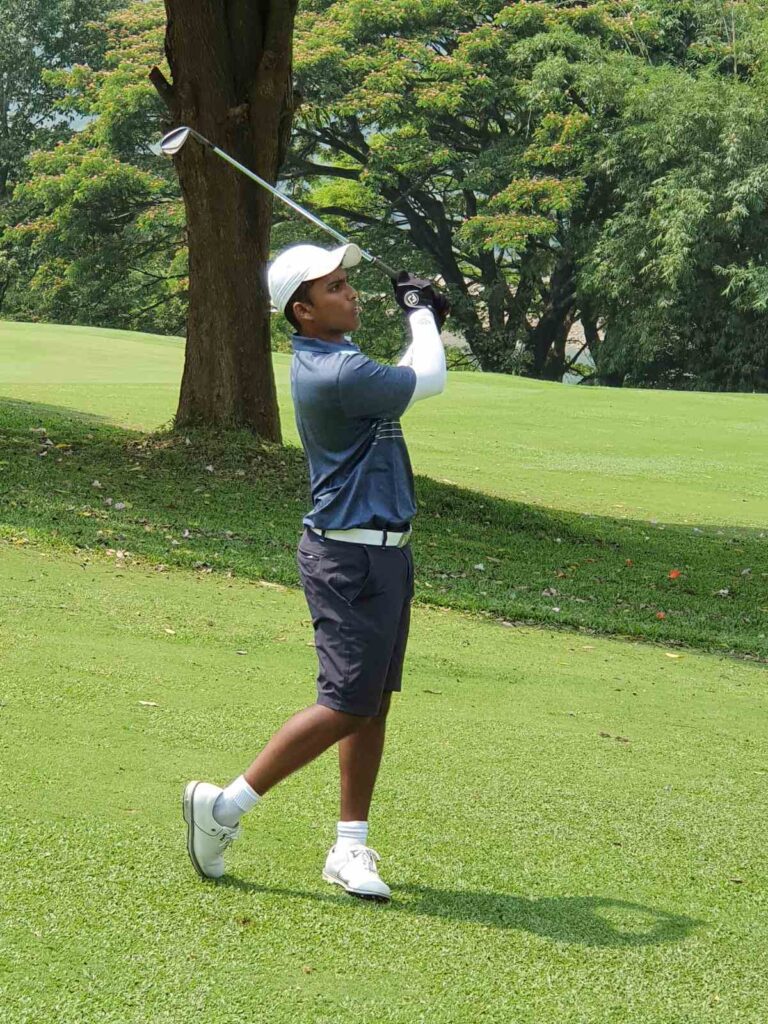 YEVIN SAMARARATNE Sri Lanka born young Golf prodigy from Brisbane – well placed at the Sri Lanka Golf Open Championships 2023 – By Sunil Thenabadu