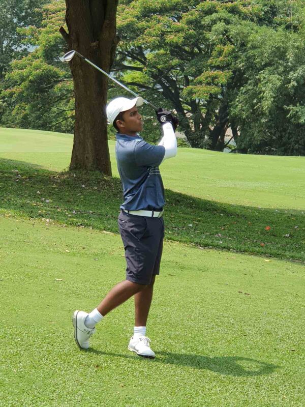 YEVIN SAMARARATNE Sri Lanka born young Golf prodigy in Brisbane had qualified for the final squad of thirty among 125 golfers at the Sri Lankan Open Golf Championships 2023 - elanka