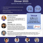 Annual Business Gala Dinner 2023 - 10th September - 530 pm ( Sydney Event )