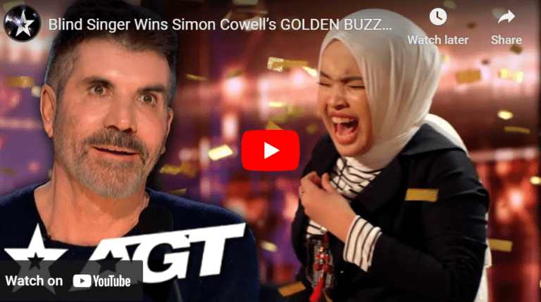 Blind Singer Wins Simon Cowell’s GOLDEN BUZZER on America’s Got Talent 2023!