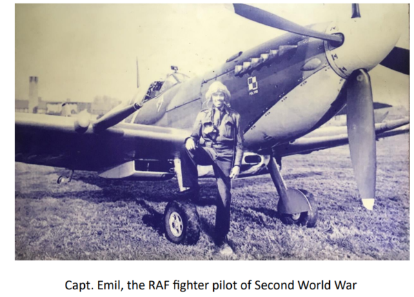 Capt. Emil, the RAF fighter pilot of Second World War