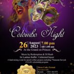 Colombo Night 2023 - Saturday 26th August 2023 - 7PM Till 1AM (Melbourne Event )