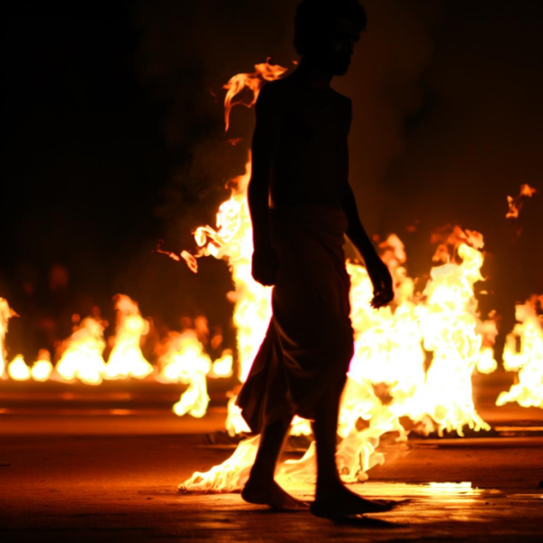 Fire walking