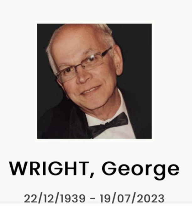 Obituary Notice – George Wright