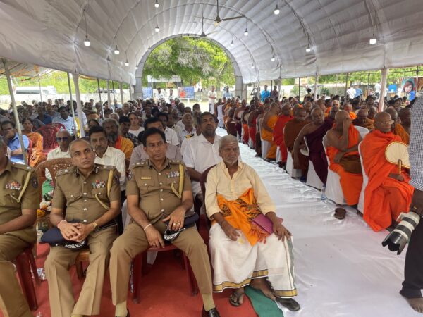 NAGADEEPA High Priest felicitated by Tamil Hindu, Catholic and Muslims - elanka