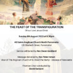 S. Thomas’ College Old Boys Association NSWACT - arrangements to celebrate the Feast of the Transfiguration - Sunday 6th August 2023 at 6.30PM (Sydney – Parramatta event)