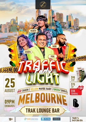 Traffic Light Party - 25th August 2023 ( Melbourne Event )