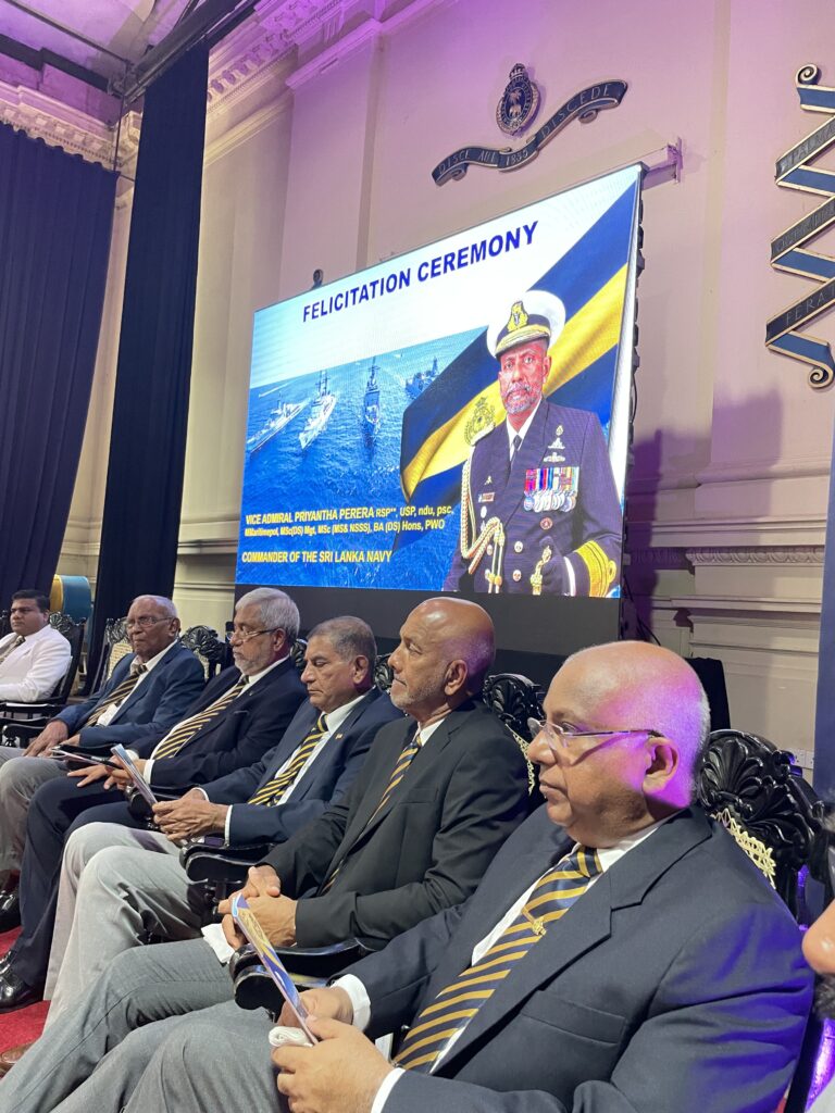 Photos from the Felicitation Ceremony to 7th Royalist to become Navy Commander- Admiral Ravindra Chandrasiri Wijegunaratne