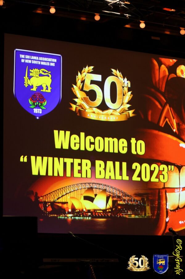 Sri Lanka Association of NSW Inc The 50th Golden Jubilee Winter Ball 2023 - Photos thanks to RoyGrafix