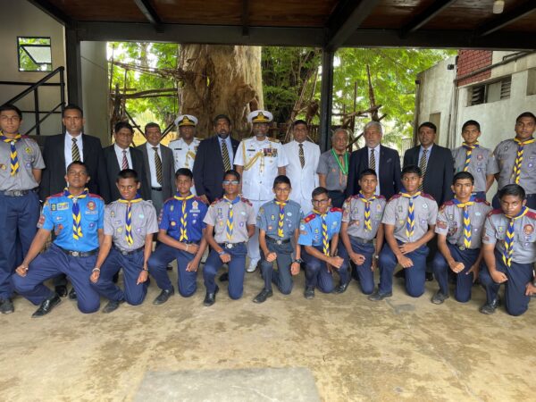 VAdm Priyanta Perera was a President Scout - he received his President Scout badge certificate from late President J R Jayawardena. President Scout is the highest position a Scout can achieve in Sri Lanka