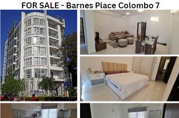 For Sale – Barnes Place Colombo 7 – Brand New 3 Bed Room apartment