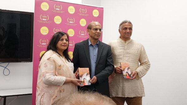 Dr Palitha Ganewatta’s novel was launched at SAFAL 2023 festival